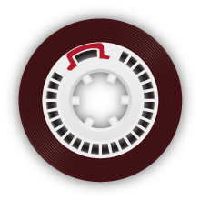 Cinta giratoria derecha